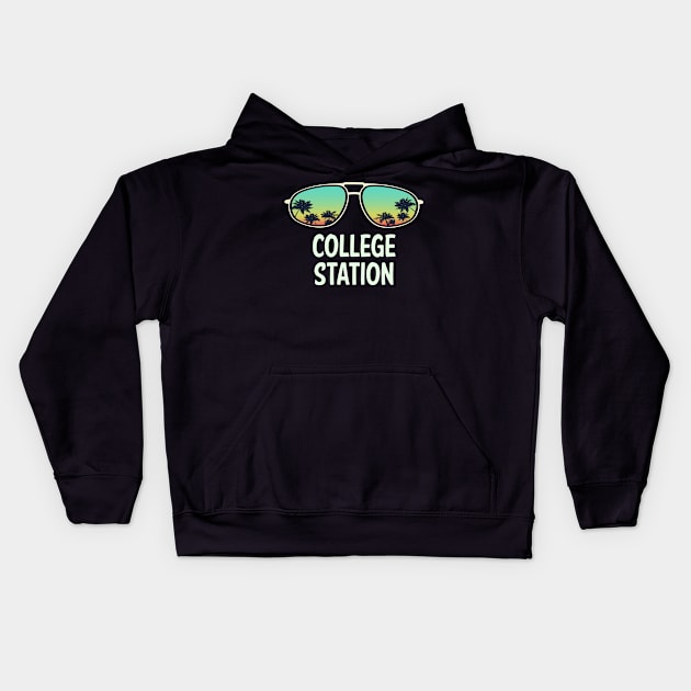 Nature Glasses College Station Kids Hoodie by rosenbaumquinton52